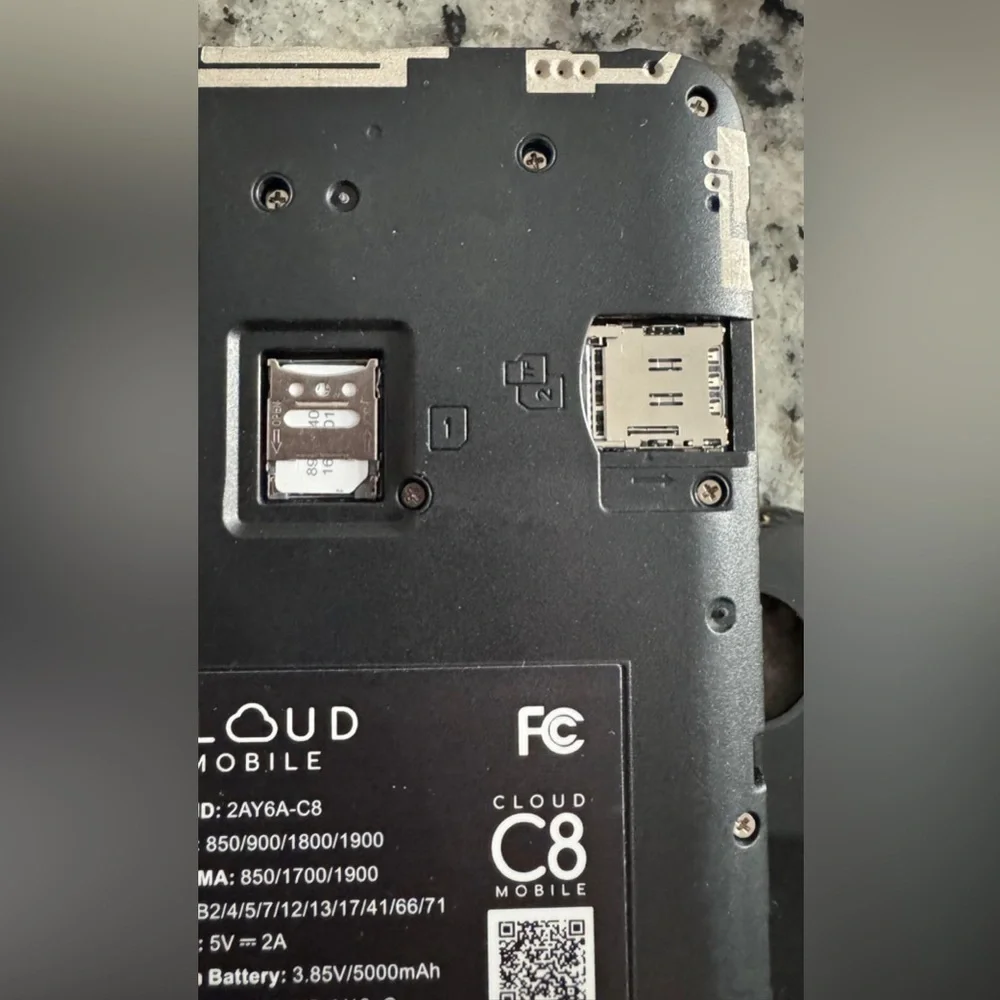 C8 cluod móviles Smartphone - Black
